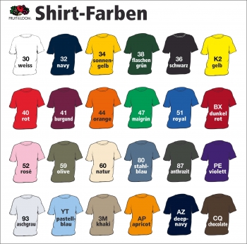 T-Shirts mit einfarbigem Direkt-Druck, 100% Baumwolle